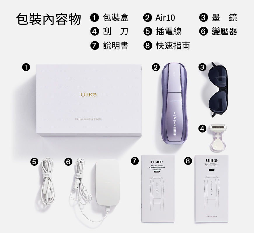 Ulike Air10家用脫毛儀-COFFEE LAM專屬