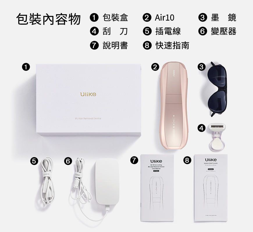 Ulike Air10家用脫毛儀-COFFEE LAM專屬