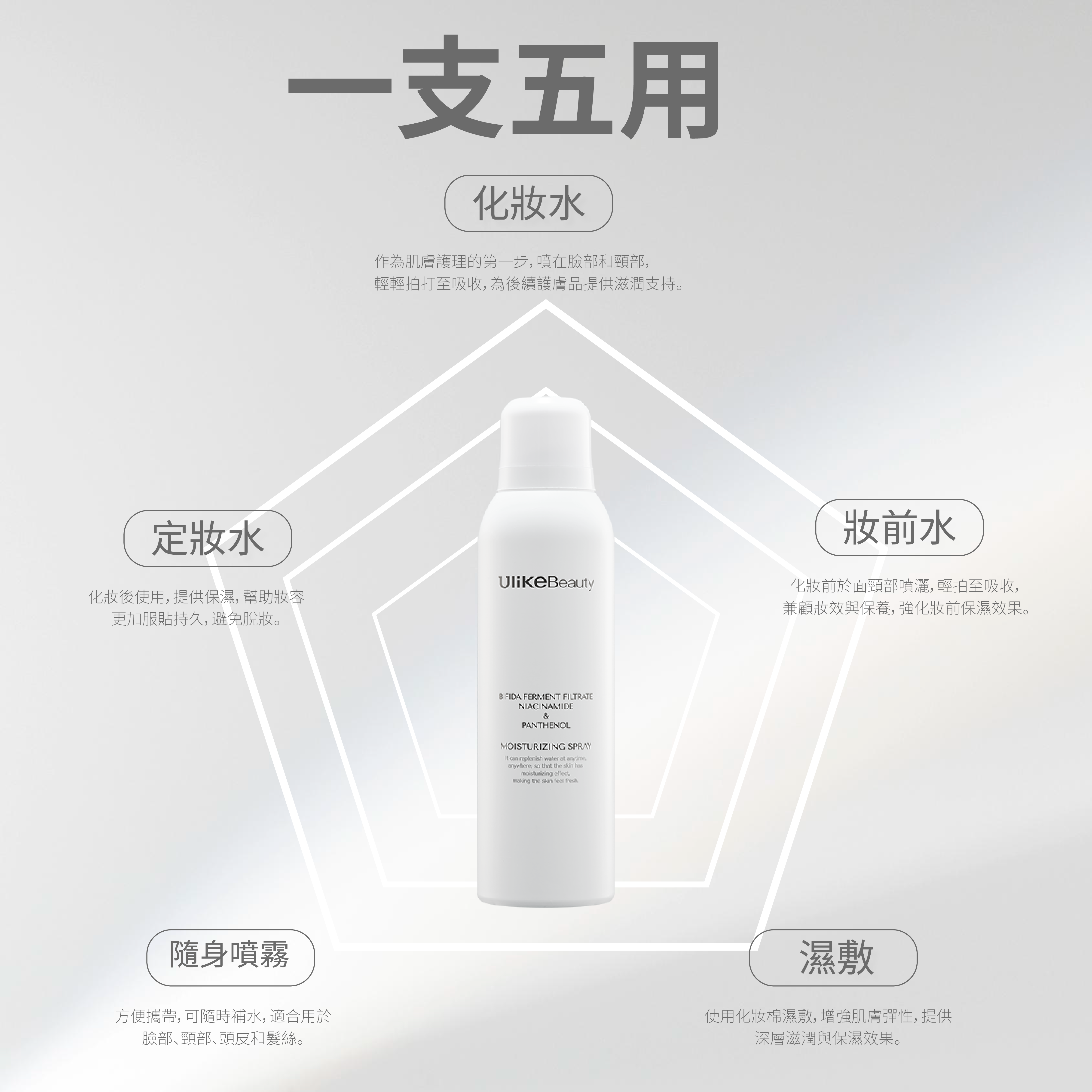 Ulikebeauty 保濕噴霧150ml